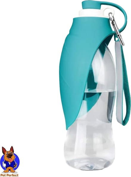 Drinkfles Hond - Waterfles Voor Onderweg - Honden drinkbus - 550ml - Blauw