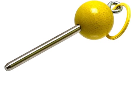 Boulemaus - Jeu de Boules - Traceur de terrain - kleur geel - V2A roestvrij staal
