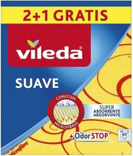 Doek Vileda Geel Microvezel