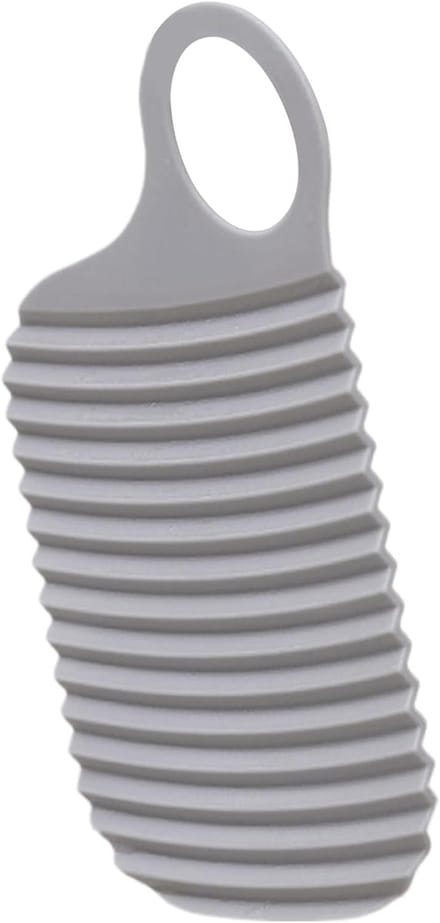 Handwasplank - Wasbord - Efficiënt Vlekken - Antislip Siliconen - 20x10x3 cm - Grijs