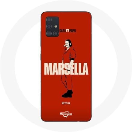 Coque - La casa de papel - Samsung Galaxy A51 - Souple - Rouge - Protection