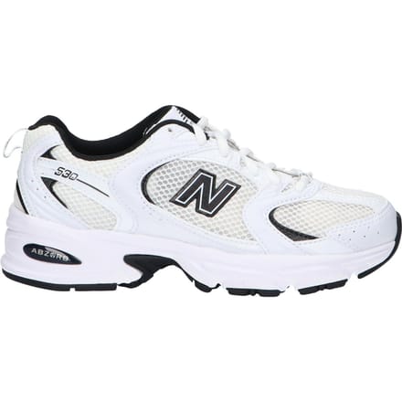 Baskets Unisexe New Balance 530 Blanc Noir Munsell-Blanc MR530EWB 40 white