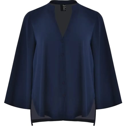 Blouse met sculpturale mouwen voor dames Mat Fashion