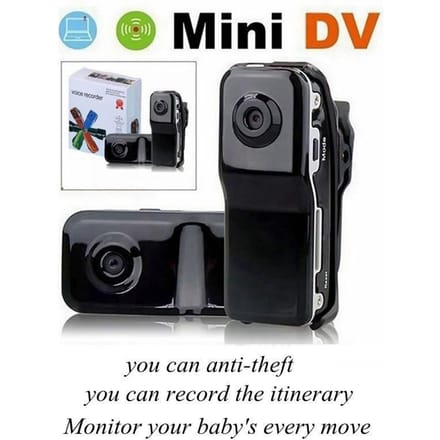 MD80 Digitale Videorecorder Camcorder Mini DV Camera Ondersteunt Geheugenkaart zwart