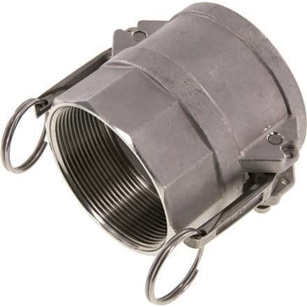 Camlock DN 60 (2 1/2'') Veiligheid Koppeling RvsRp 2 1/2'' met binnendraad Type D MIL-C-27487