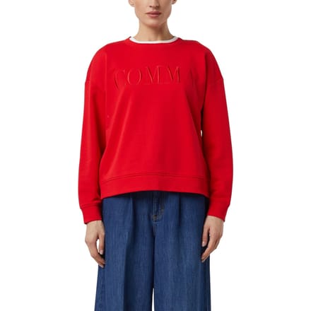 Comma Sweatshirts Red Talla: 38 | Sudaderas con Capucha Outlet | Mujer | Rojo