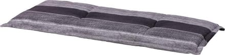 Madison tuinbankkussen Denim stripe 180x48 cm - grijs