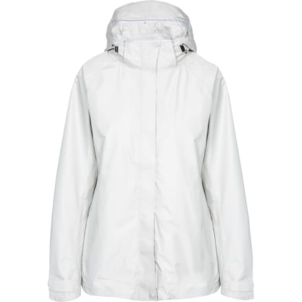 Trespass - Dames Review Waterdichte Jas (Wit)