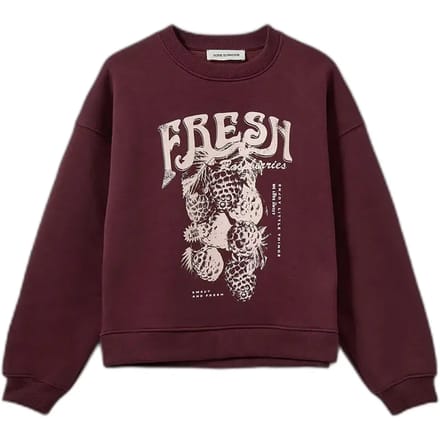 Frambozen bedrukt sweatshirt voor dames Sofie Schnoor Eli