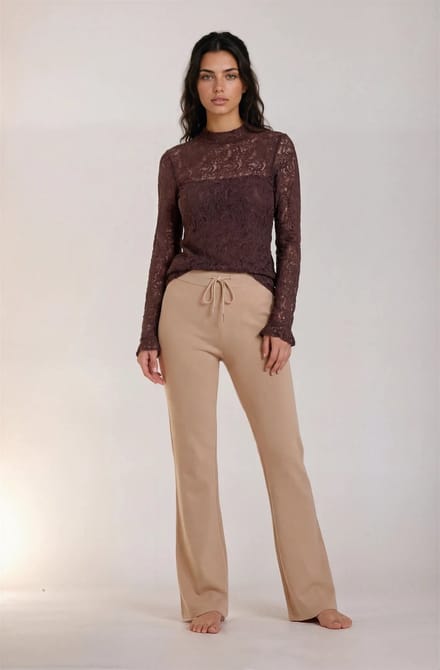 MI PIACE - Travel Top Lace 202790 Espresso - Maat : M