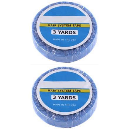 2 Rollen Pruiksteun Tape Waterdicht Zweetbestendig Sterke Lijm Haar Systeem Tape Rol 8,9ft Lengte white