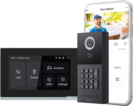 Video Deurintercom - Smart Intercom Systeem - Veilige Toegang - Met Toetsenbord - 7 Inch Touchscreen