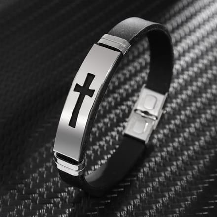 VANDAAG VERZONDEN - Armband - Cor&Sinho® - Kruis - Christelijk - Metaal