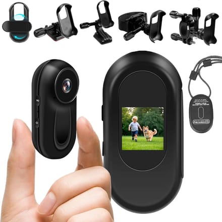 Quvo® - Bodycam - Cam - Zwart - 16cm x 11cm x 6cm