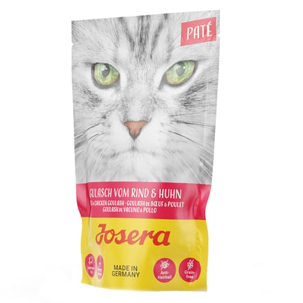 16x85g Goulash van Rund & Kip Josera Paté Kattenvoer nat