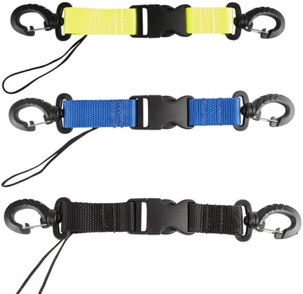 Lanyard met haken Geel