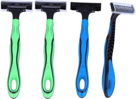Lichaamshaar Trimmer - Ontharingsapparaat Heren - Gladde Huid - Antislip Handvat - 4 Stuks