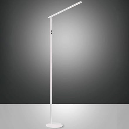 Fabas Luce LED vloerlamp Ideal, 1-lamp, CCT, wit