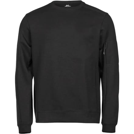 Tee Jays - Athletic Crew Neck Sweat - Black - S
