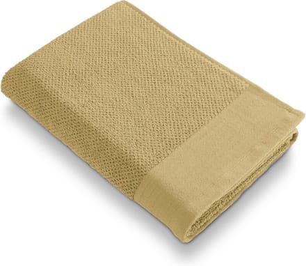 Walra Badlaken Soft Cotton Popcorn - Geel - 70x140