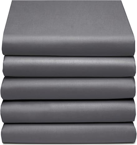 STOLZ Dubbel Jersey Split-Topper Hoeslaken(tot 12 cm) - 180x200/210 cm - Anthracite
