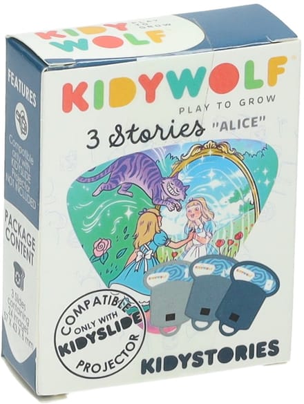 Kidywolf Alice In Wonderland Verhalen Uitbreiding voor Kidyslide Projector