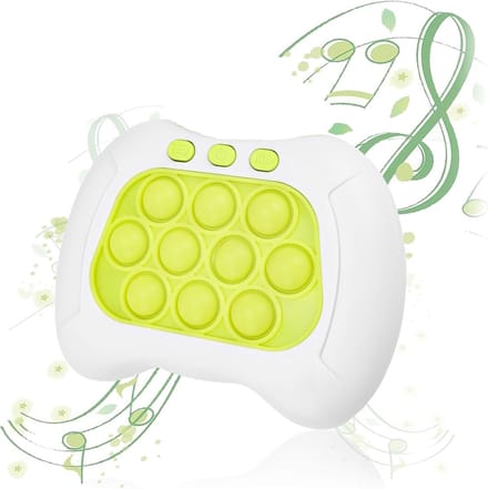 Igoods Pop It Spel - Anti-stress Pop-it Spel - Fidget Spel - Gameconsole - Concentratie en Motoriek - Wit/Groen