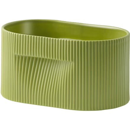 Muuto Ridge plantenbak - moss green - H 13 cm