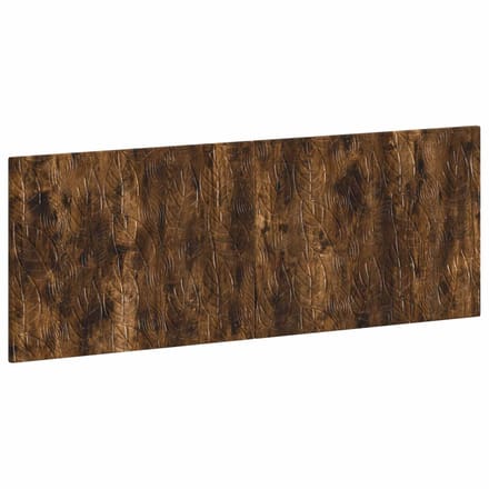 vidaXL - Wandgemonteerd - Hoofdbord - DELFT - Gerookt - eiken - Bewerkt - hout