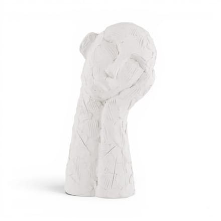 Beeld Hoofd Wit 31 cm