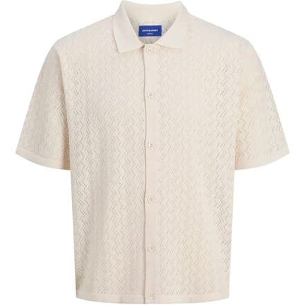 Jack & Jones Gebreide overhemd Gestructureerd Gebreide overhemd