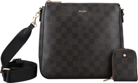 JOOP! Schoudertas Cortina Piazza Jasmina Shoulderbag Seal Brown Donkerbruin