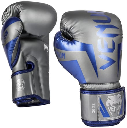 Venum Elite Bokshandschoenen Special Edition Grijs Blauw - 12 OZ