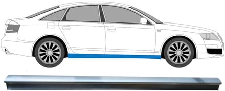 Reparatie dorpel voor Audi A6 C6 2004-2010 / Rechts