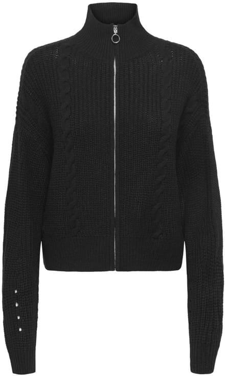 JDY - JDYJUSTY ICE L/S SHORT ZIP CARDIGAN KNT - Dames - Cardigans