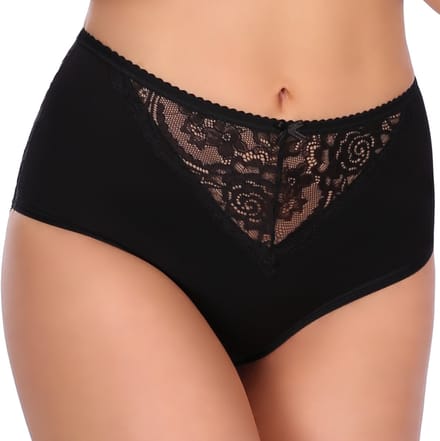 Funny Day INTIMO Iga - Dames slip hoge taille S zwart