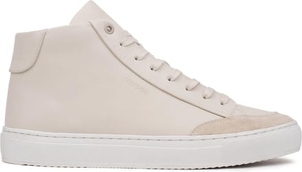 Hinson sorren high sneakers heren ice beige leer