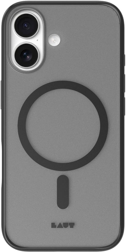 LAUT HUEX PROTECT Hoesje, Mat, Soft-Touch Afwerking, MagSafe® Compatibel, IMPKT Cell® Valbescherming, iPhone 17, Black