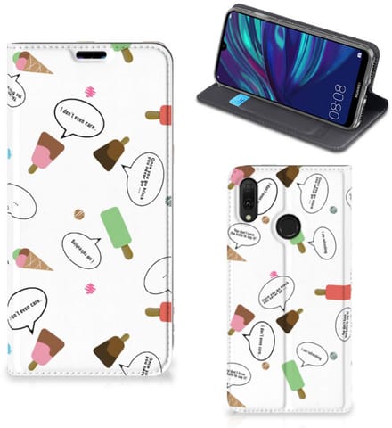 Huawei Y7 hoesje Y7 Pro (2019) Flip Style Cover IJsjes