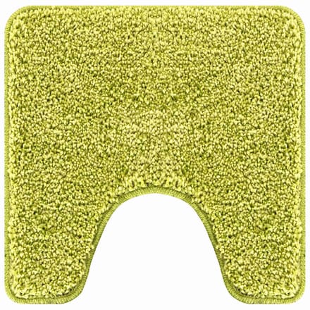 vidaXL - Antislip - Badmat - met - Toilet - Uitsnede - Groen - 50 - x - 50 - cm - PP