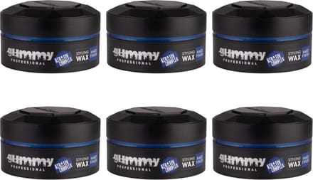 Gummy Keratin Complex Styling Wax Hard Finish 6 stuks