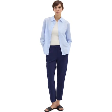 Cigarettebroek van dubbele crêpe dames Stefanel