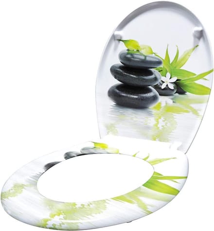 ACXIN Toiletbril Duroplast Met Soft Close Antibacterieel Stein