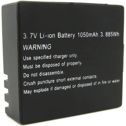 Lithiumbatterij voor 4k/impulse vision Easypix GoXtreme