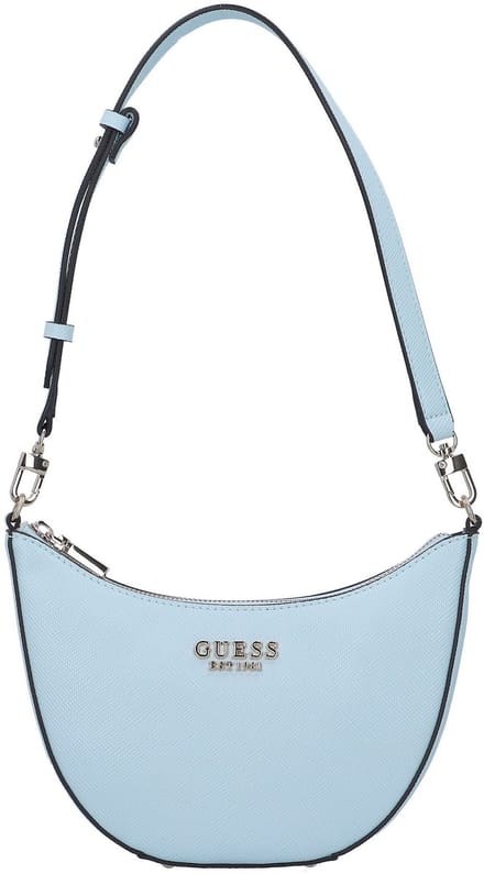 GUESS Schoudertas Fedana Mini Top Zip Shoulder Bag Powder Blue Lichtblauw
