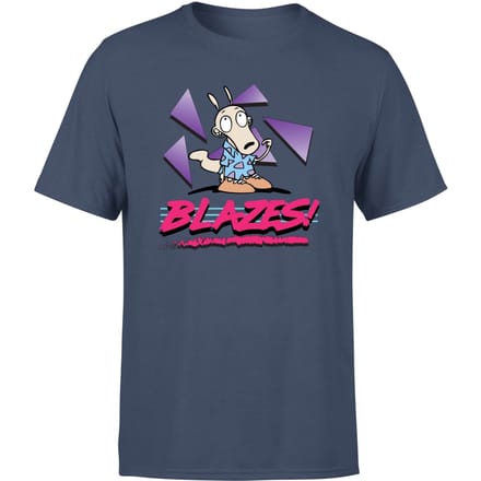 Rocko's Modern Life Rocko Blazes! Men's T-Shirt - Donker Blauw - M