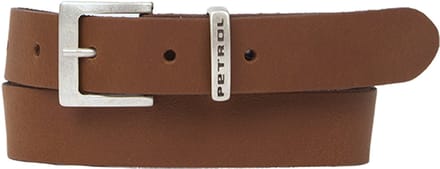 Petrol Industries Riem Jongens - Broekriem - Verstelbaar - Leer - Cognac - 75 cm