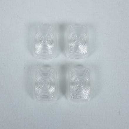 Kit AV AR cabochon de clignotant Tun'R pour moto MBK 50 X-Limit Blanc Neuf