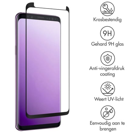 Accezz Screen Protector - Geschikt voor Samsung Galaxy S9 - Gehard Glas Screenprotector