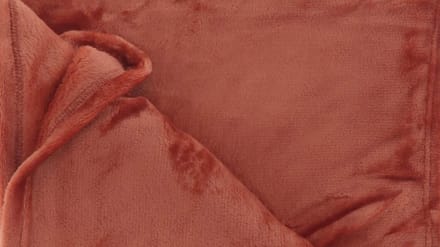 Unique Living Blush Plaid - 150x200 cm - Redwood